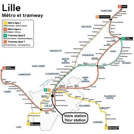 Hypercentre Two Bedrooms 70m2 Lille
